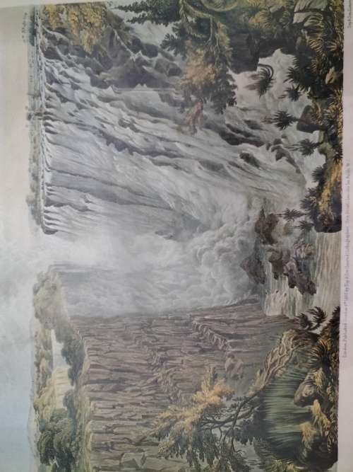 Set of 4 Thomas Baines Lithographs of The Victoria Falls