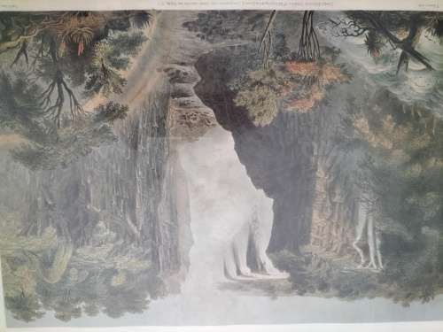 Set of 4 Thomas Baines Lithographs of The Victoria Falls