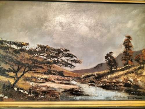 SA Artist Anton Benzon ` In the Foothills`