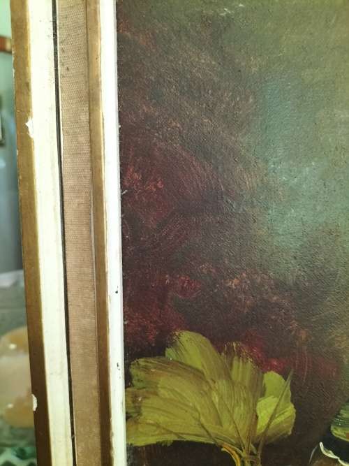 Still Life Painting of Fruit & Wine