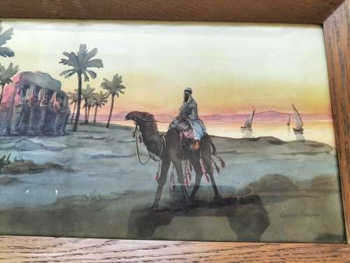 Pair of Giovanni Barbaro Watercolours Framed