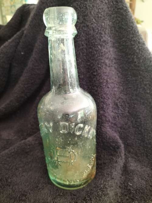 Henry Dickins Nottingham antique bottle