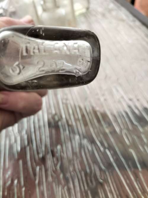 Group of  Clear Vintage Anthropology Bottles