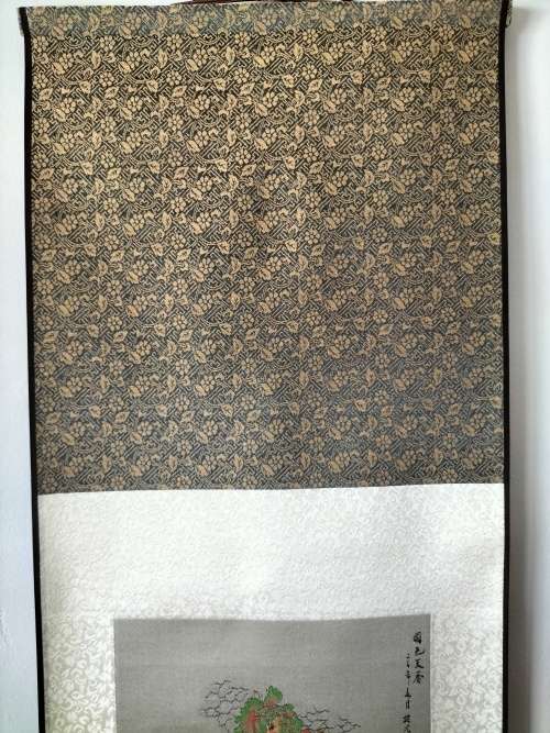 Chinese Silk Painting Scroll