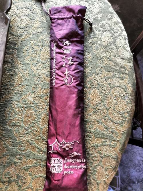 Chinese Silk Painting Scroll