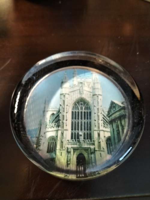 Hand Cast Glass Paperweight