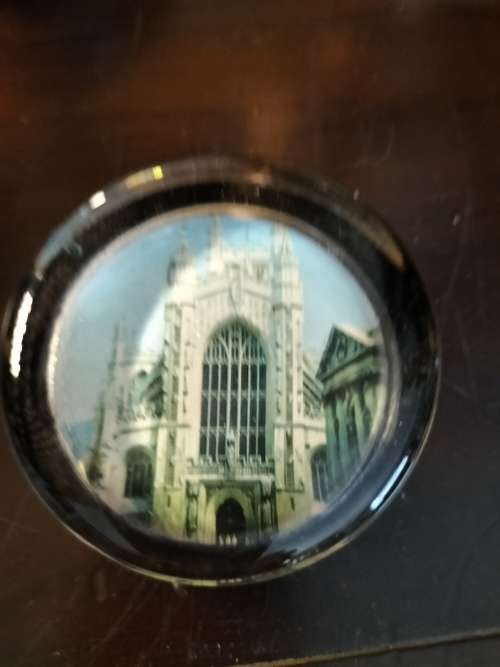 Hand Cast Glass Paperweight