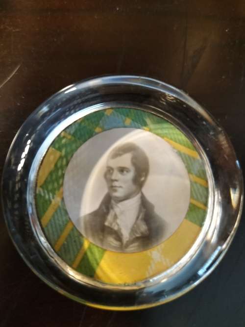 Pair  Glass Paperweights