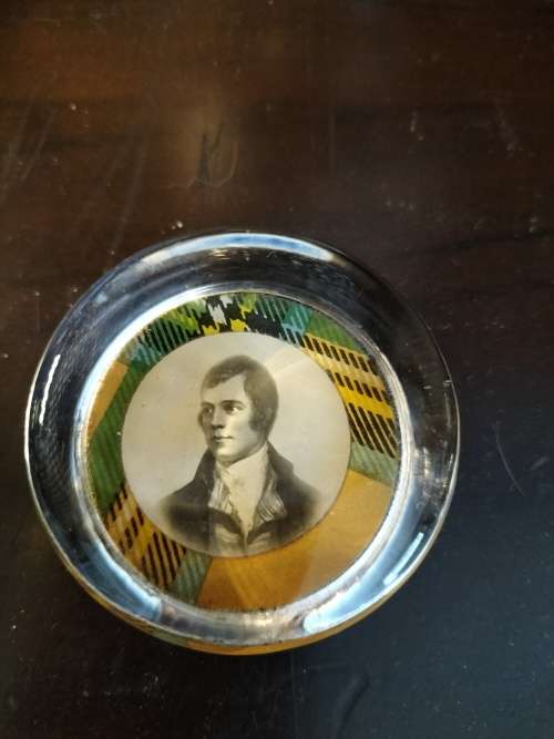 Pair  Glass Paperweights
