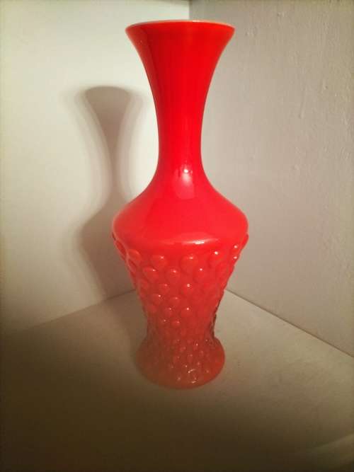 Large Empoli Italian Glass Vase