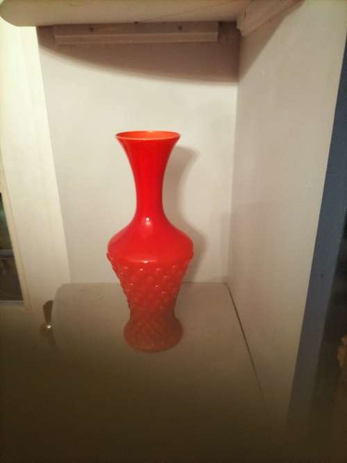 Large Empoli Italian Glass Vase