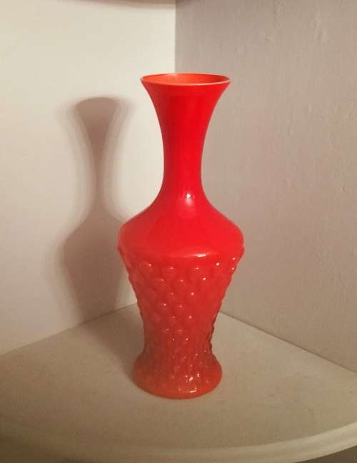 Large Empoli Italian Glass Vase