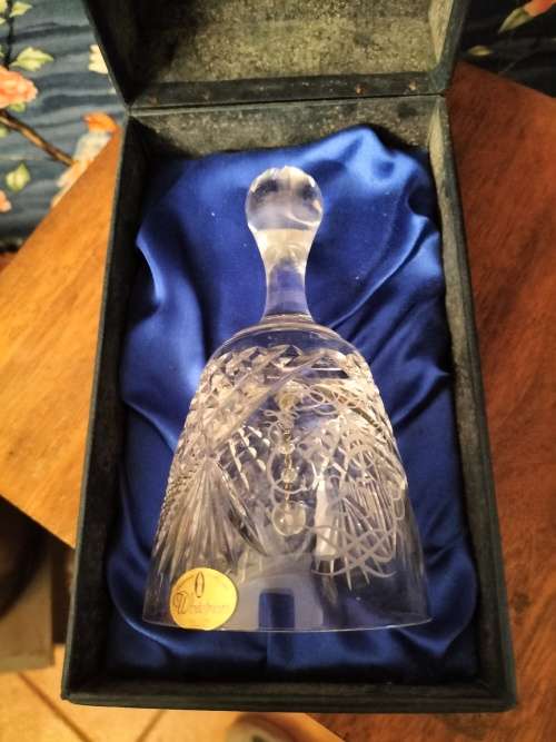 White friars English Hand Cut Full Lead Crystal Bell