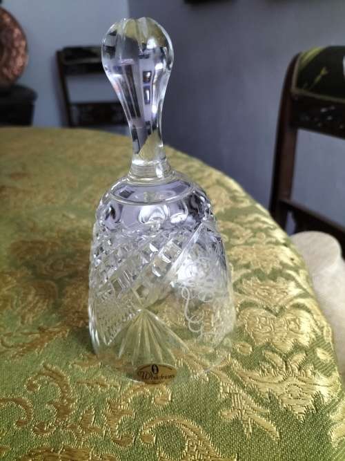 White friars English Hand Cut Full Lead Crystal Bell