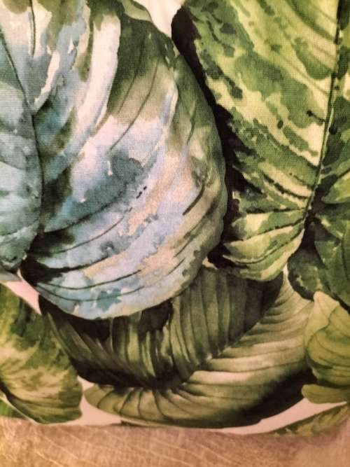 Green Leaf Cushion Cover