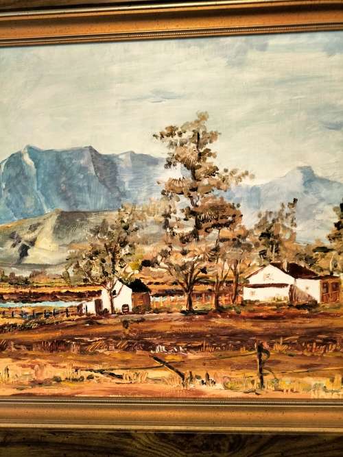 Karoo Painting by SA Artist N Beetge
