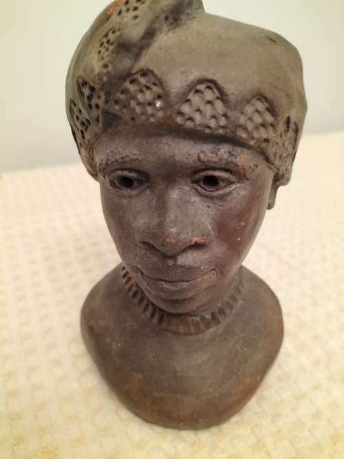 Clay Bust By MT Mhlongo