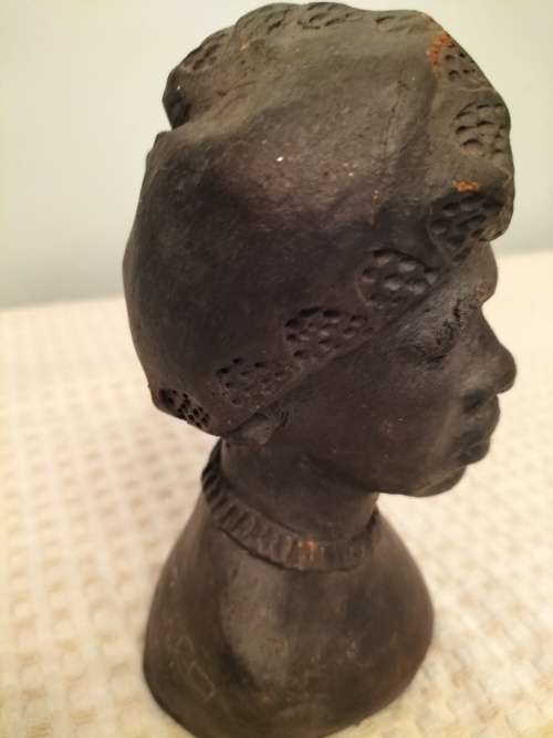 Clay Bust By MT Mhlongo
