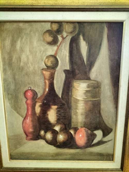 Still Life Painting of Fruit