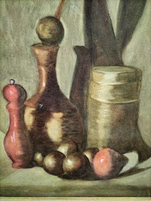 Still Life Painting of Fruit