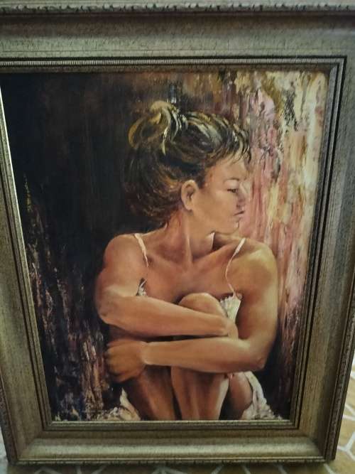 Painting by Johna Molton-Marais Framed