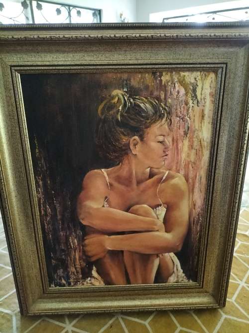 Painting by Johna Molton-Marais Framed