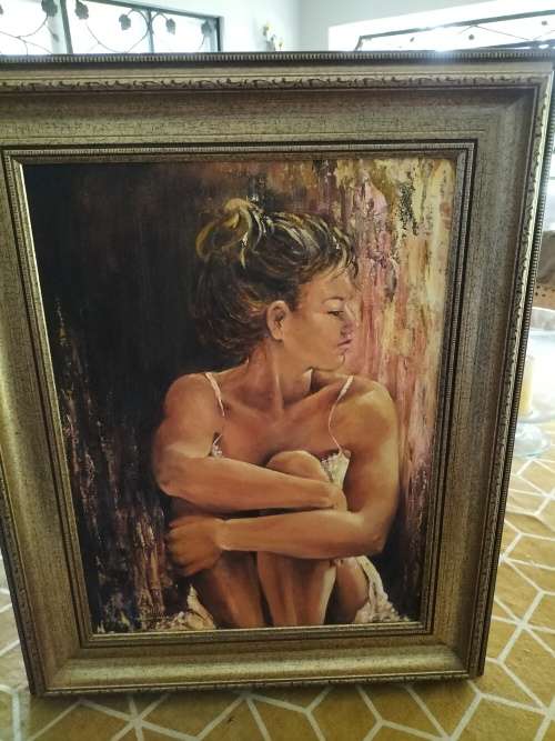 Painting by Johna Molton-Marais Framed