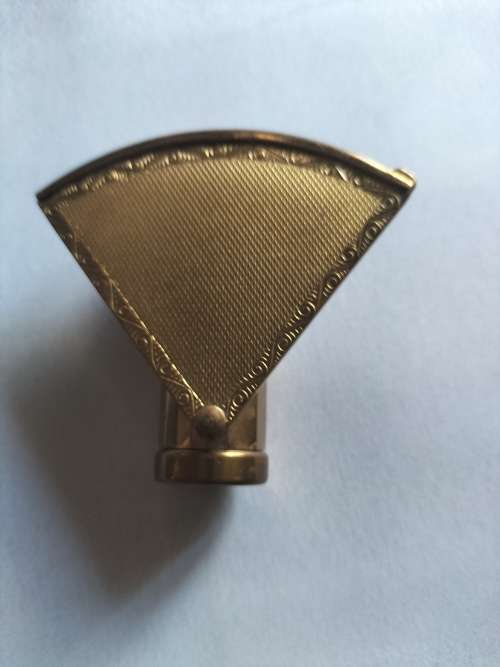 Stratton Fan Shaped lipstick & Mirror Holder