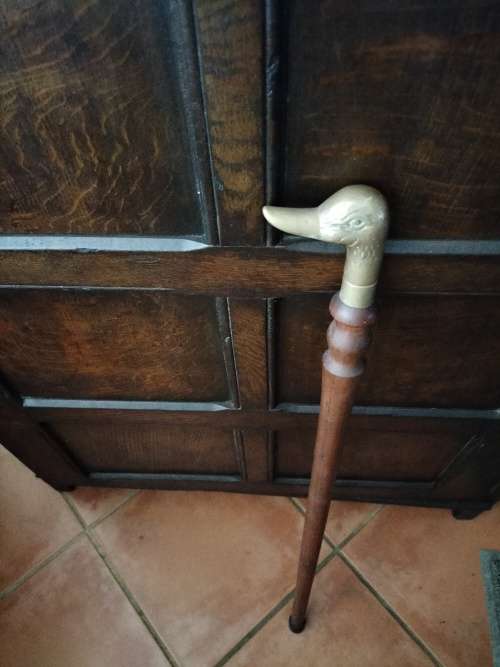 Brass Duck Head Walking Stick