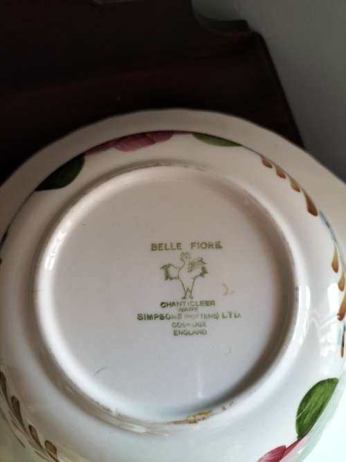 Belle Fiore Vegetable Bowls X2