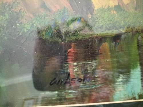 Painting  Signed by Wilson Framed