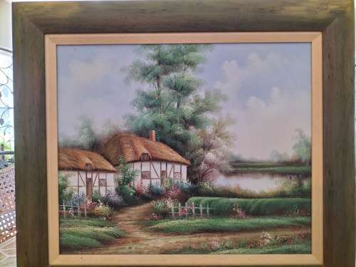 Cottage Painting Framed