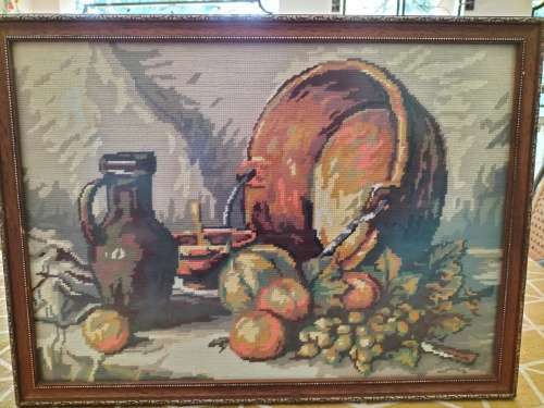 Framed Still life Fruit Tapestry