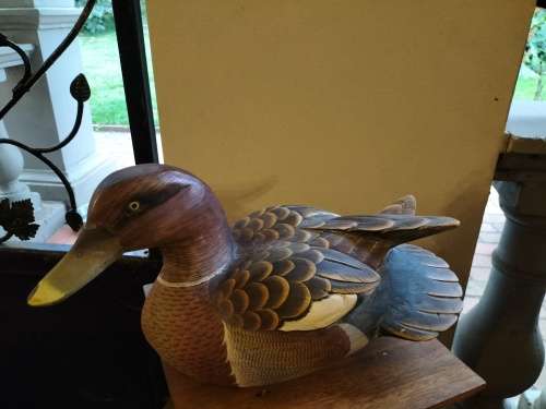 Large Wooden Duck