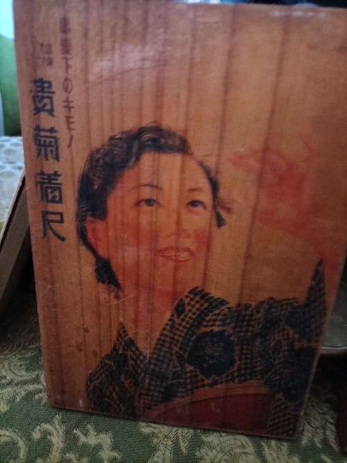 Pair of Wooden Plaques with Oriental Ladies