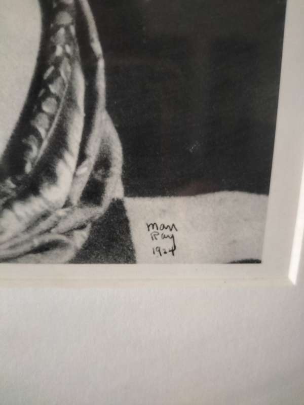 Man Ray  -  Kiki - Fine art print black & White Gallery Framed