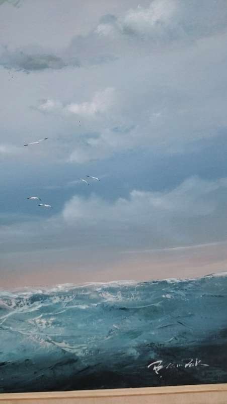 Original Brian Pak  Clipper Ship Painting