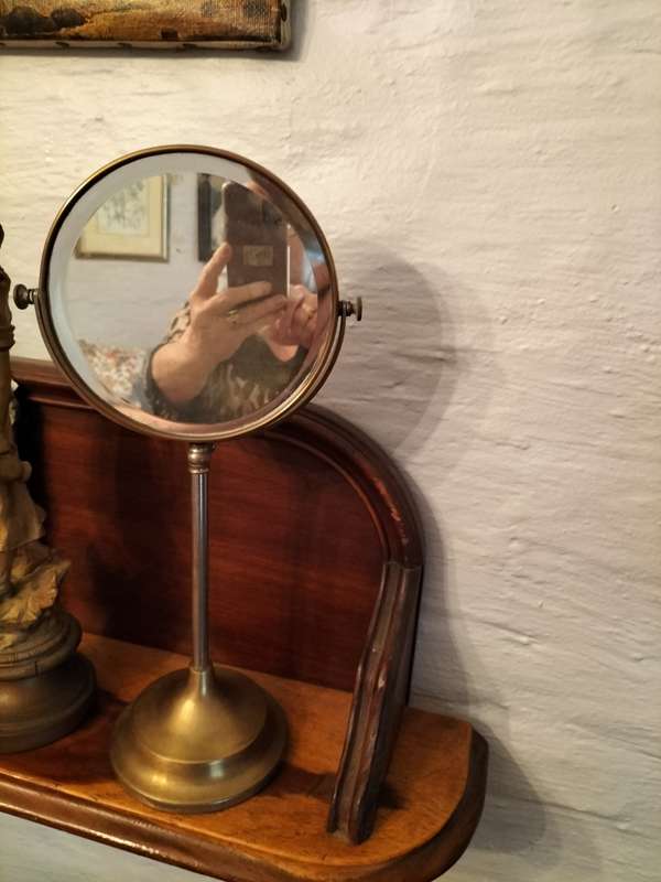 Brass Shaving Mirror