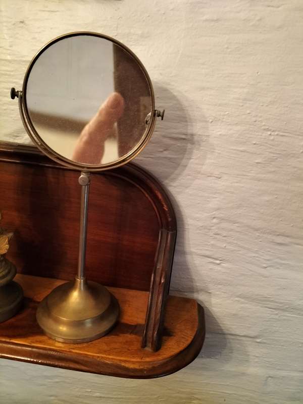 Brass Shaving Mirror
