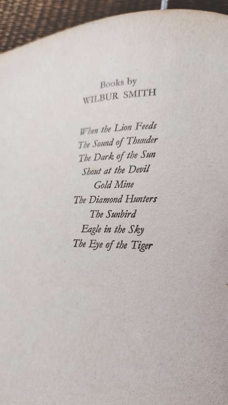 First Edition Wilbur Smith  - The Eye Of The Tiger