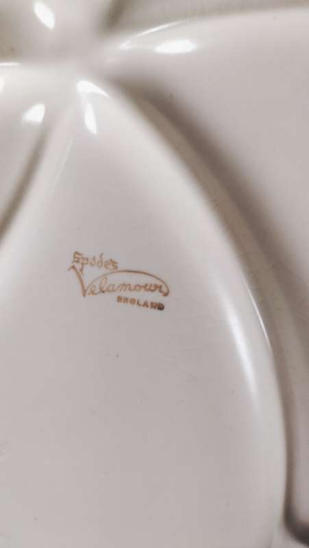 Art Deco Spode Velamour Snack Platter