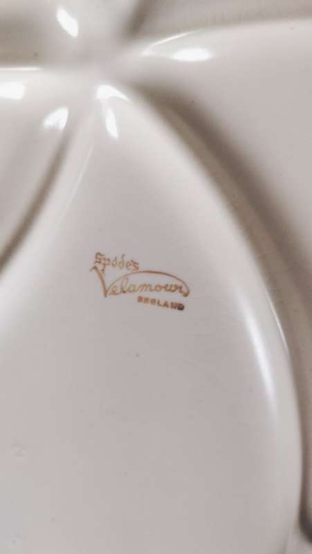 Art Deco Spode Velamour Snack Platter
