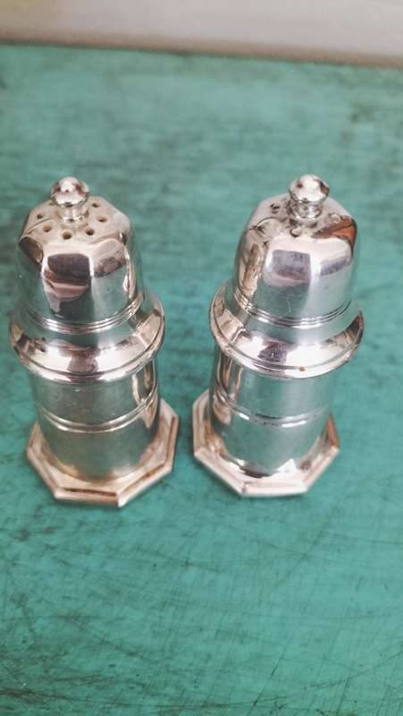 Christofle  Silver Plated Salt & Pepper Shakers made in France