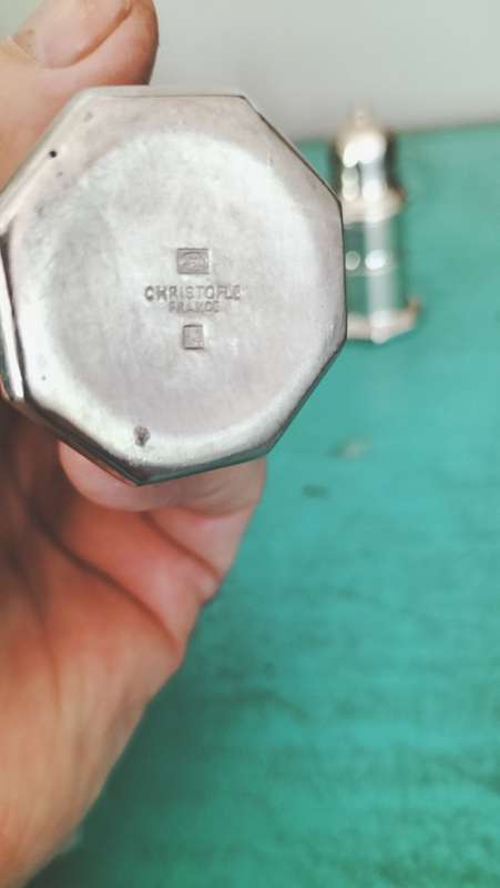 Christofle  Silver Plated Salt & Pepper Shakers made in France