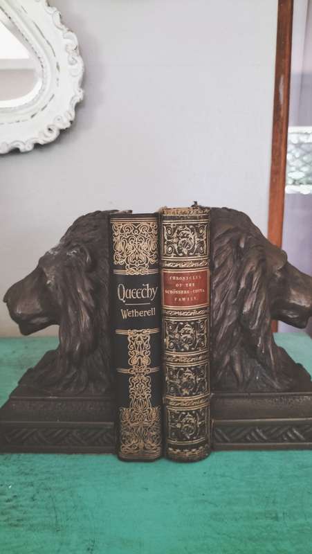 Beautiful Large Lion Bookends