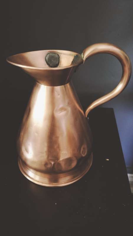 Copper Flagon Georgian C1822 made in England