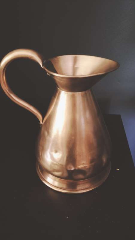 Copper Flagon Georgian C1822 made in England