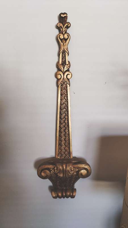 Hollywood Regency Style Plate Holder