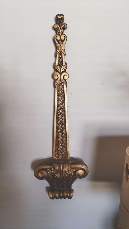 Hollywood Regency Style Plate Holder