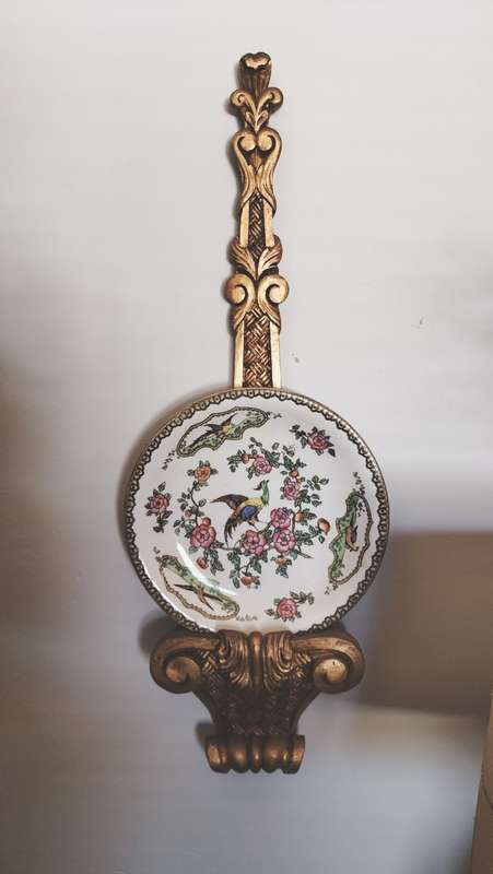 Hollywood Regency Style Plate Holder
